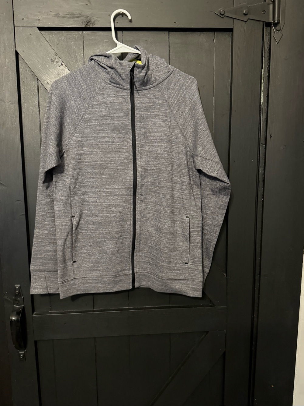 all in motion Heather Gray Lightweight Hooded Zip Jacket